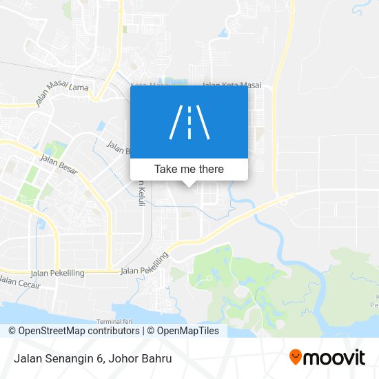Jalan Senangin 6 map