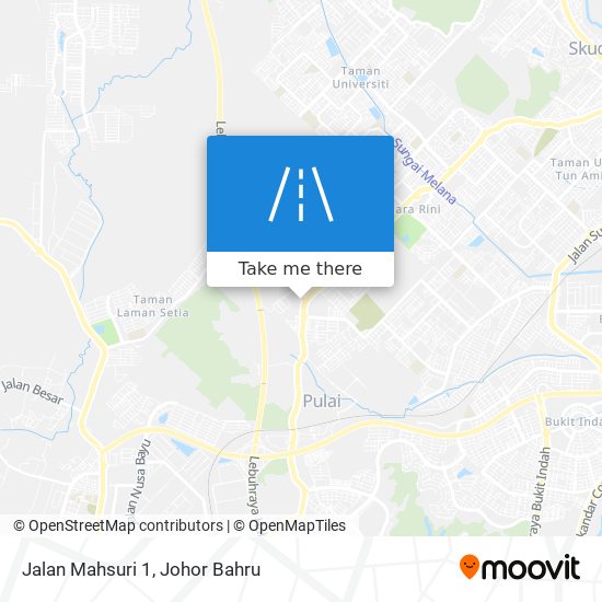 Jalan Mahsuri 1 map