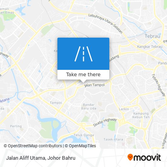 Jalan Aliff Utama map