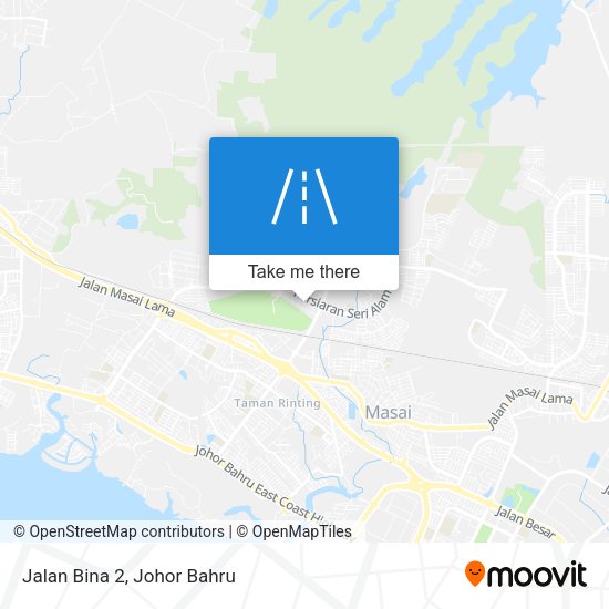 Jalan Bina 2 map