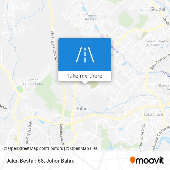 Jalan Bestari 68 map