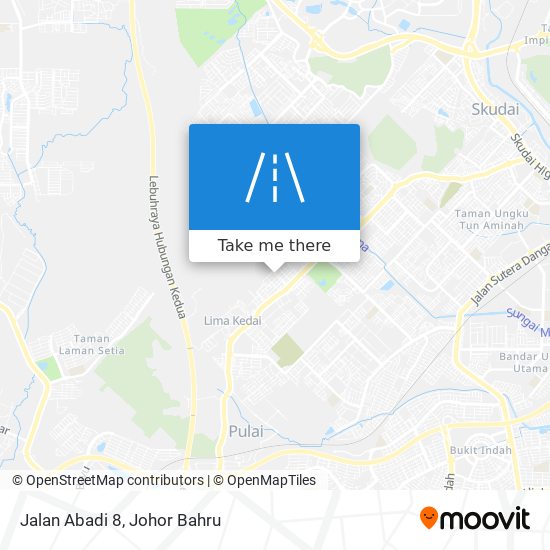 Jalan Abadi 8 map