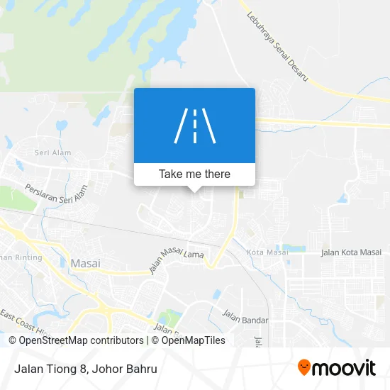 Jalan Tiong 8 map