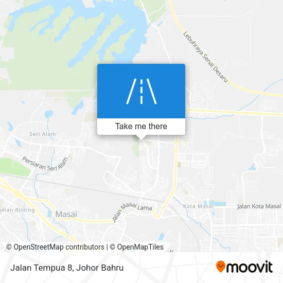 Jalan Tempua 8 map