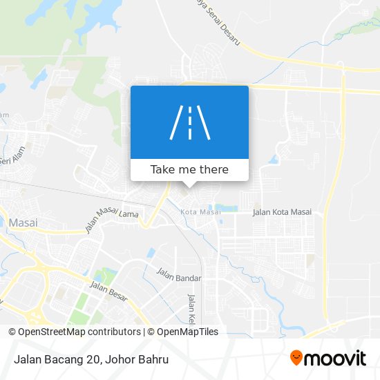 Jalan Bacang 20 map