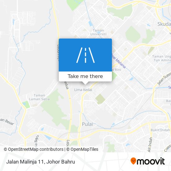 Jalan Malinja 11 map