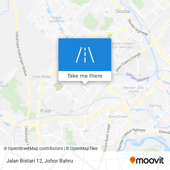 Jalan Bistari 12 map