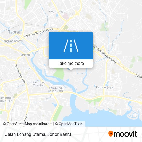 Jalan Lenang Utama map