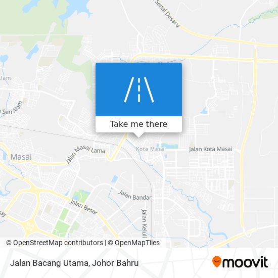 Jalan Bacang Utama map