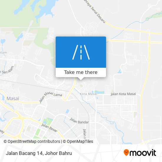 Jalan Bacang 14 map