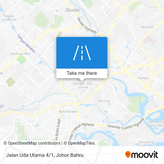 Jalan Uda Utama 4/1 map