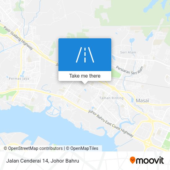 Jalan Cenderai 14 map