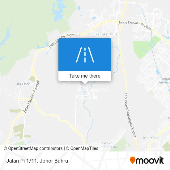Jalan Pi 1/11 map