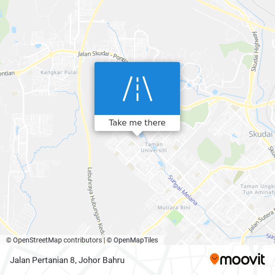 Jalan Pertanian 8 map