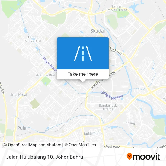 Jalan Hulubalang 10 map