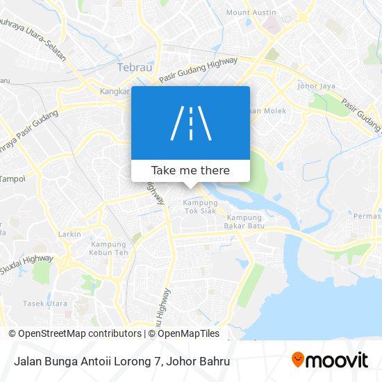 Jalan Bunga Antoii Lorong 7 map