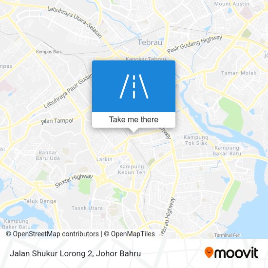 Jalan Shukur Lorong 2 map