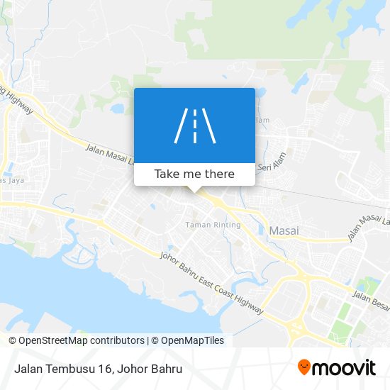 Jalan Tembusu 16 map