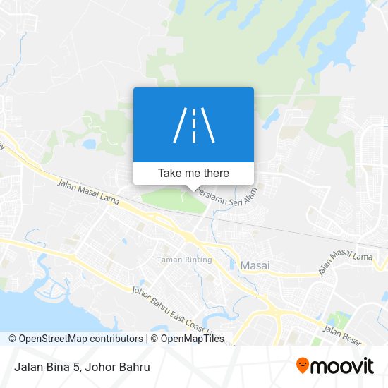 Jalan Bina 5 map