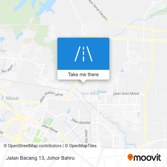 Jalan Bacang 13 map