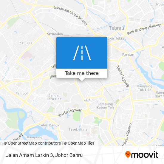 Jalan Amam Larkin 3 map