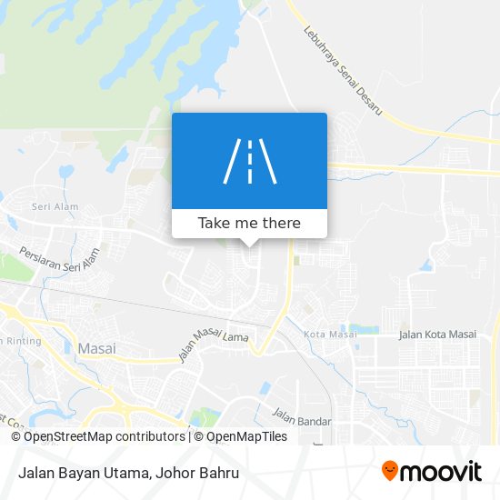 Jalan Bayan Utama map