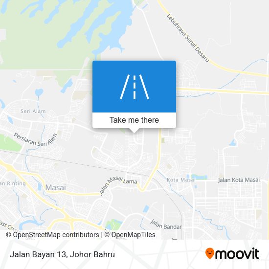 Jalan Bayan 13 map