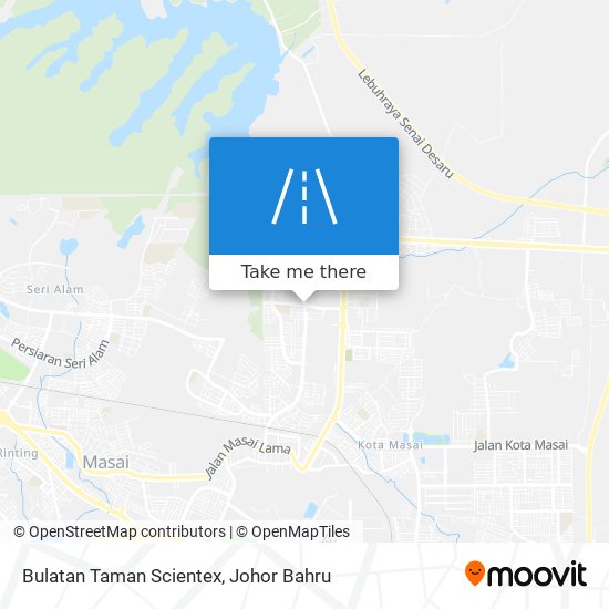 Bulatan Taman Scientex map