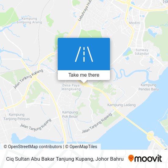 Ciq Sultan Abu Bakar Tanjung Kupang map