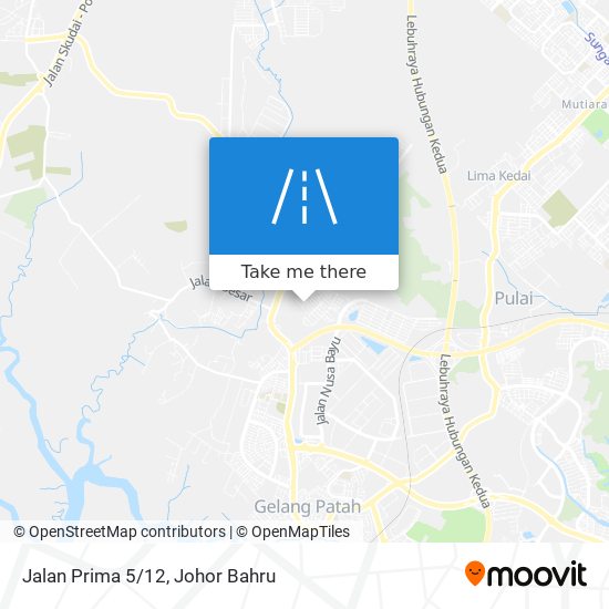 Jalan Prima 5/12 map