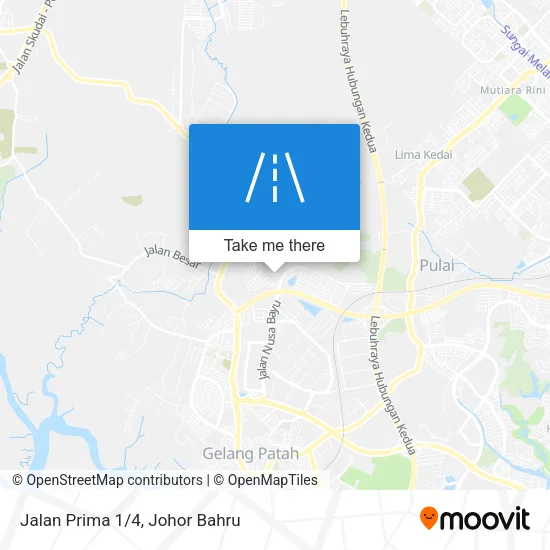 Jalan Prima 1/4 map