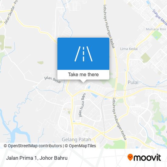 Jalan Prima 1 map