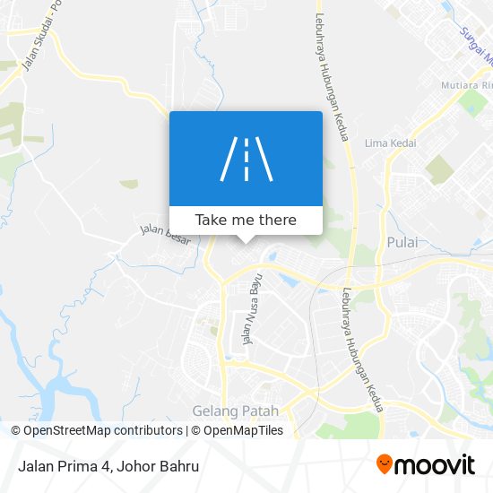 Jalan Prima 4 map