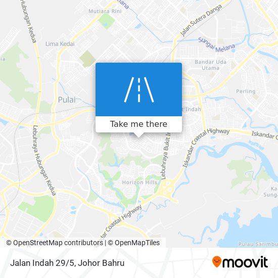 Jalan Indah 29/5 map