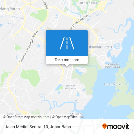 Jalan Medini Sentral 10 map