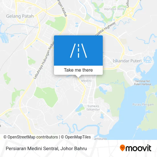 Persiaran Medini Sentral map