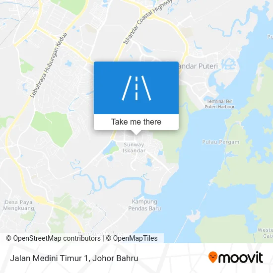 Jalan Medini Timur 1 map