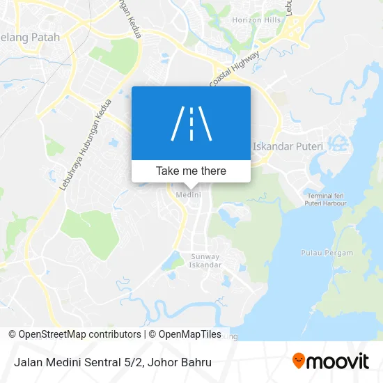 Jalan Medini Sentral 5/2 map