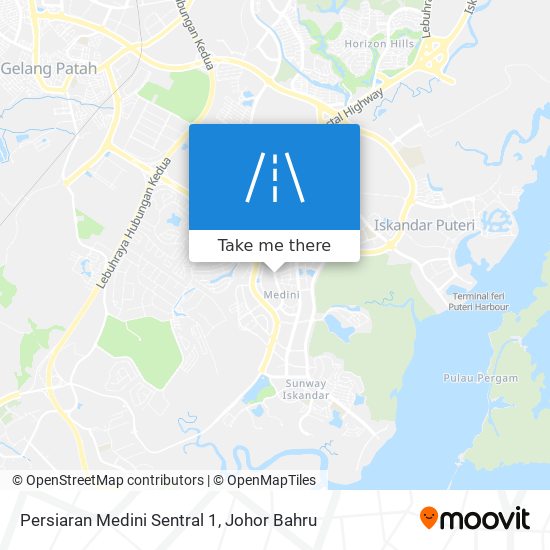 Persiaran Medini Sentral 1 map