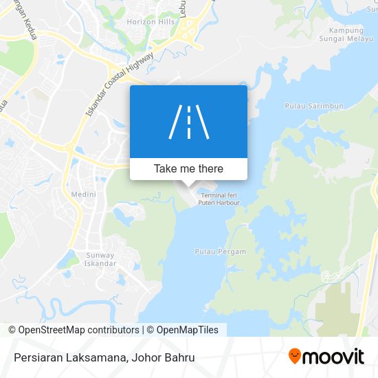Persiaran Laksamana map