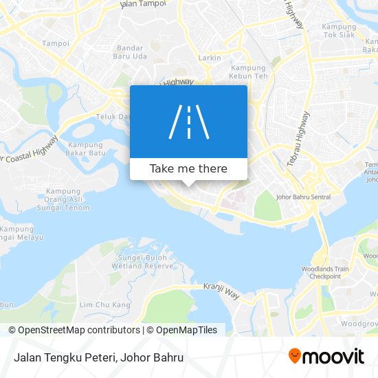 Jalan Tengku Peteri map