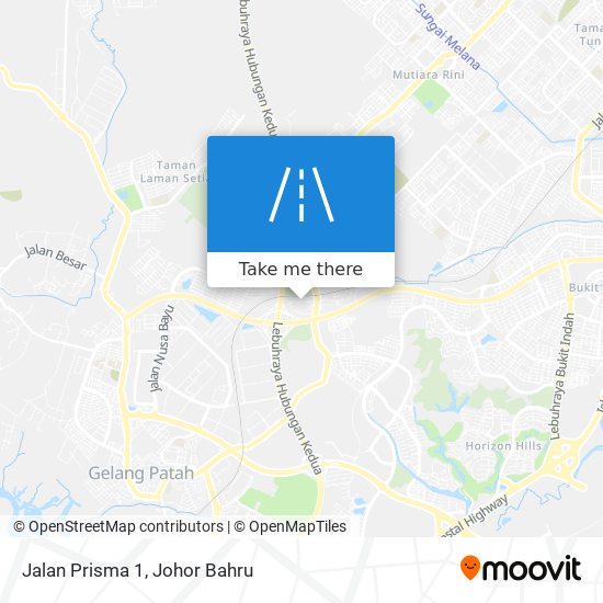 Jalan Prisma 1 map