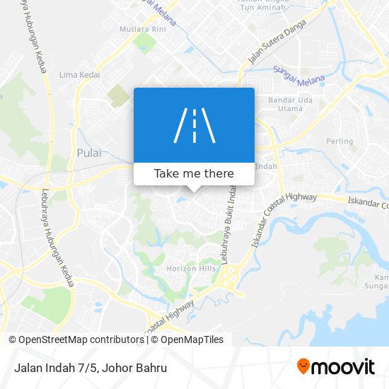 Jalan Indah 7/5 map