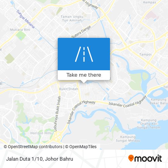 Jalan Duta 1/10 map