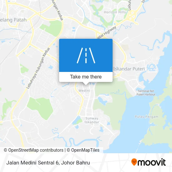 Jalan Medini Sentral 6 map