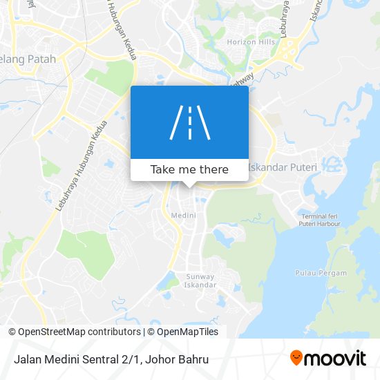 Jalan Medini Sentral 2/1 map