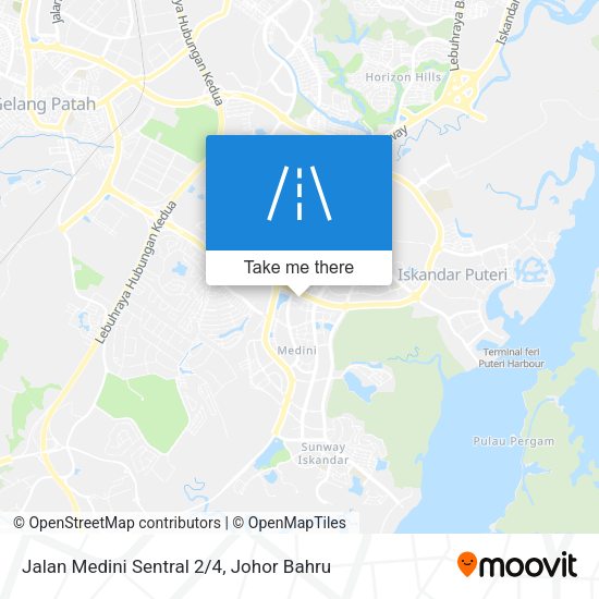 Jalan Medini Sentral 2/4 map