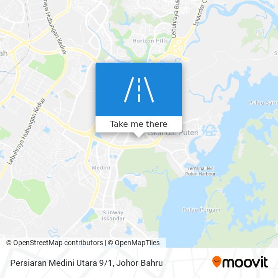 Persiaran Medini Utara 9/1 map