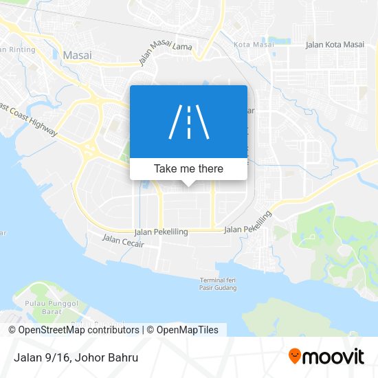 Jalan 9/16 map