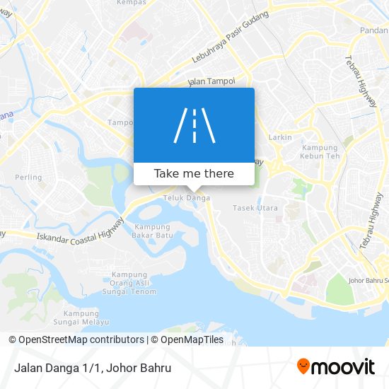 Jalan Danga 1/1 map